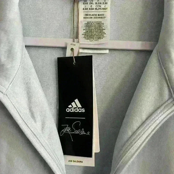 NWT Adidas Zip-up Fleece - Picture 2 of 6